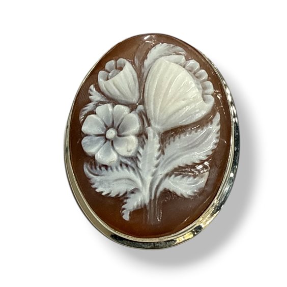 Brosche Mandile 1922 Dame Cammei  in Silber Conchiglia 2MSPCM164 - 2MSPCM164